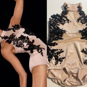 Weissman Black and Cream Kids Dance Costume